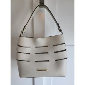 Nanette Lepore Frankie Beige Cut Out Bucket Purse